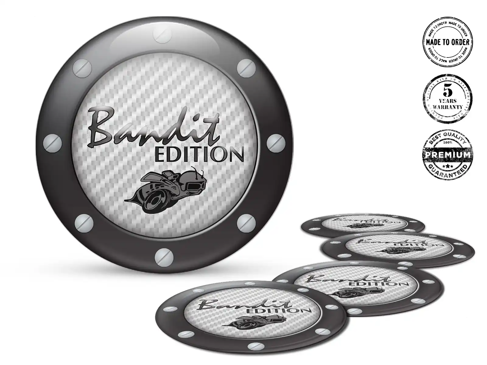 Decals on Wheels Silicone Sticker Edition